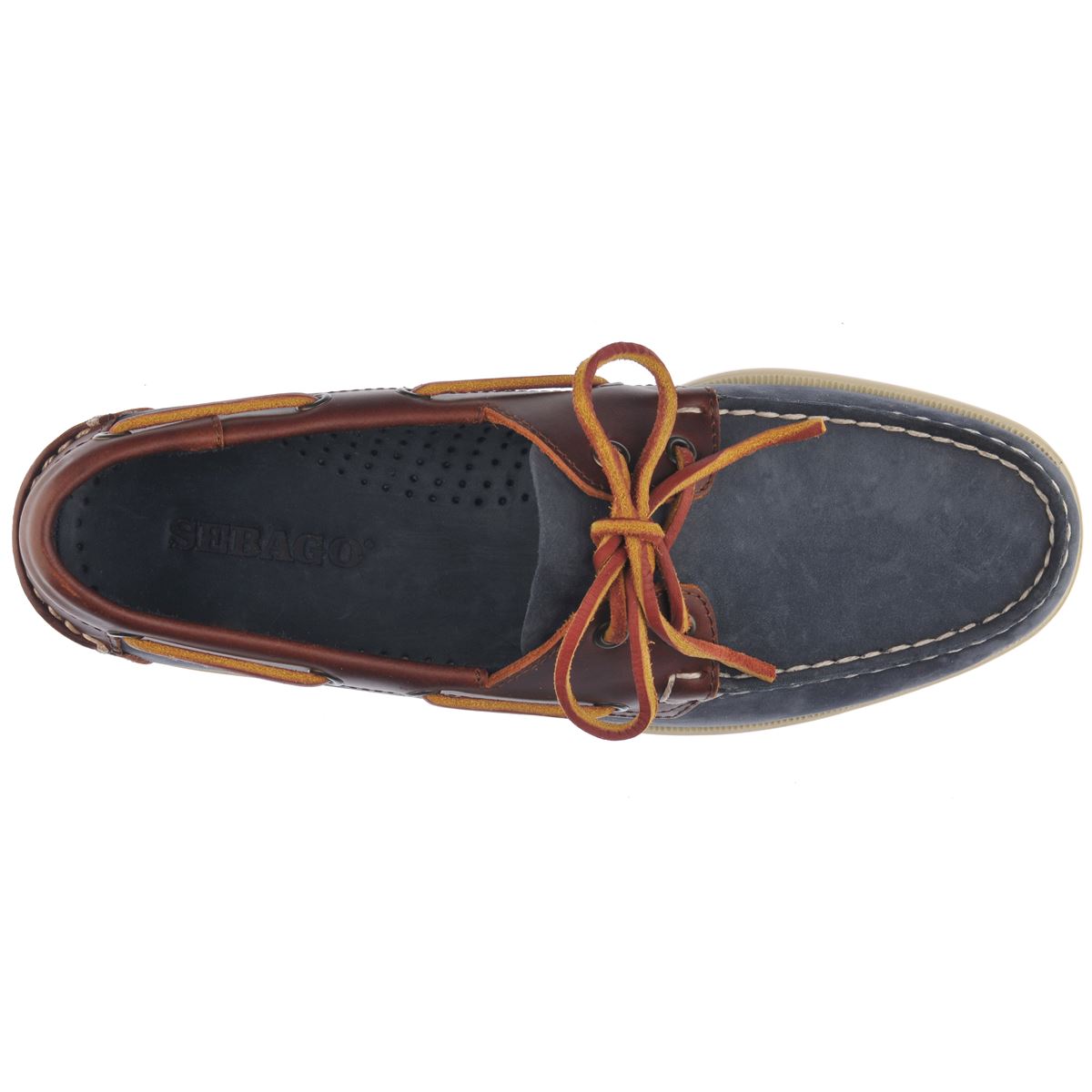 Docksides Portland Nubuck Waxy - Blue Universe / Brown