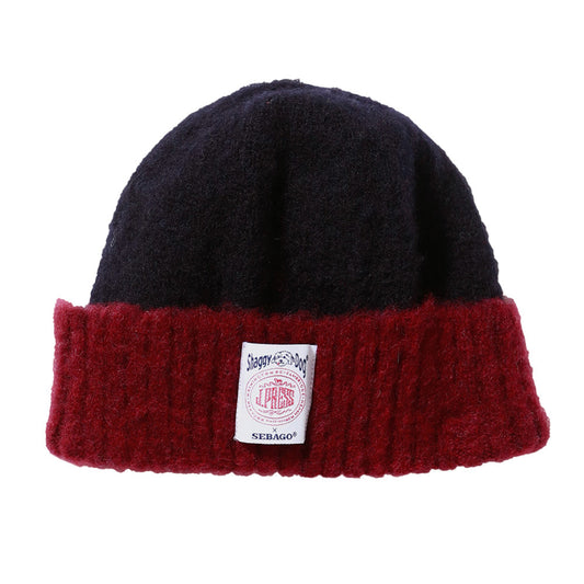 J. Press Shaggy Dog Hat - Blue/Bordeaux
