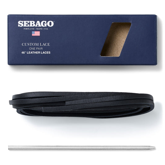Rawhide Shoelaces - Navy Blue