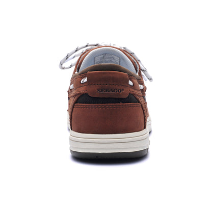 Triton Three Eyelets Nubuck - Brown & Dark Brown