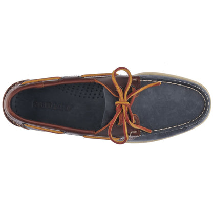 Docksides Portland Nubuck Waxy - Blue Universe / Brown