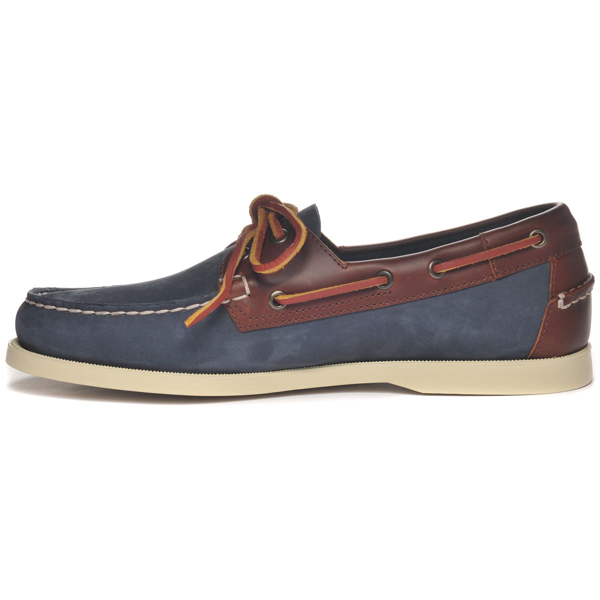 Docksides Portland Nubuck Waxy - Blue Universe / Brown