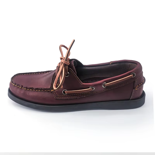 Premium Leather Shoes - Brown Cinnamon